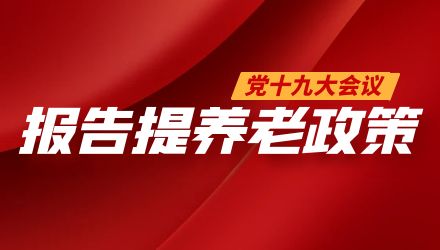 党的十九大报告提养老政策